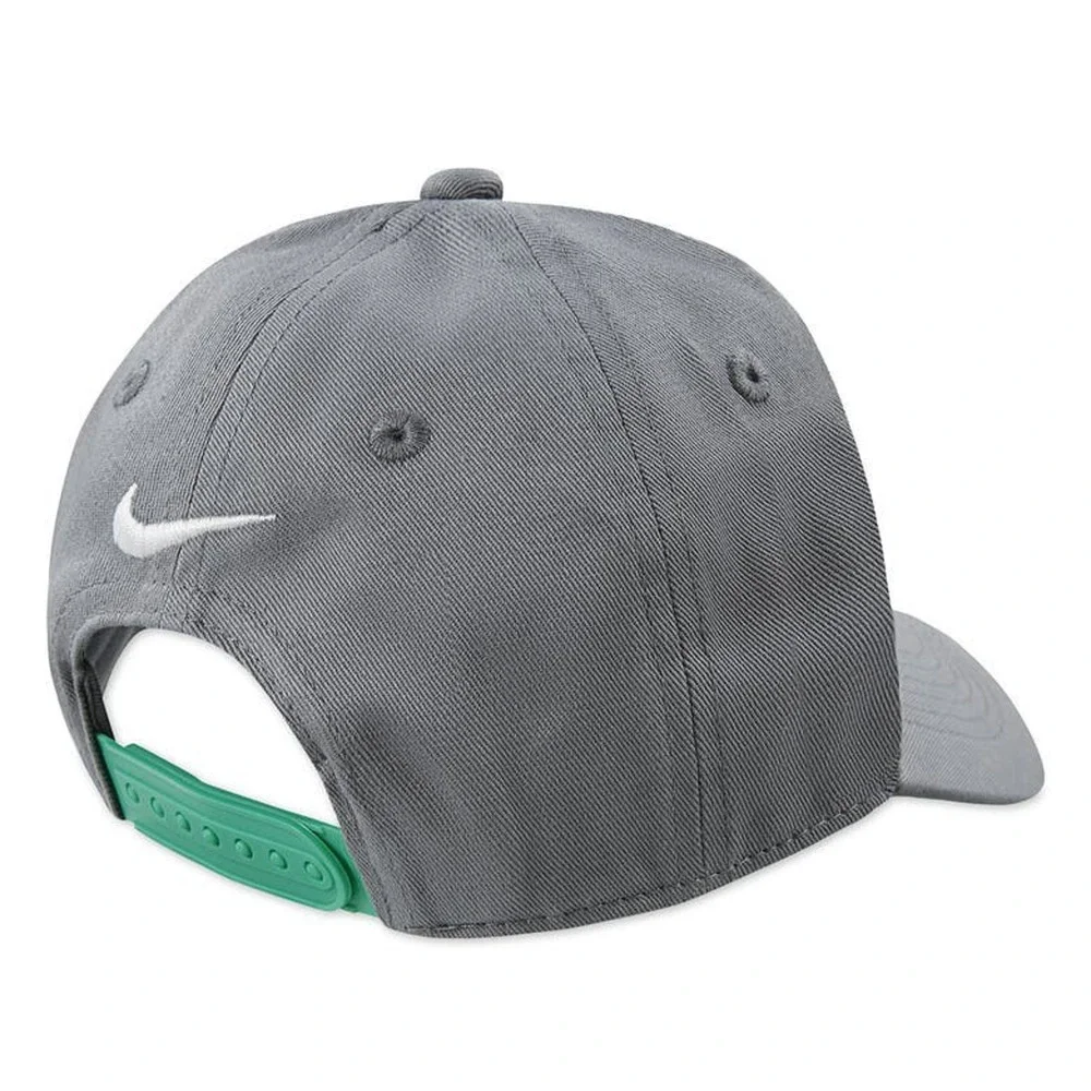Nike Kids Club Cap Smoke Gray Logo Patch Baseball Hat (4-7) Adjustable Strap New